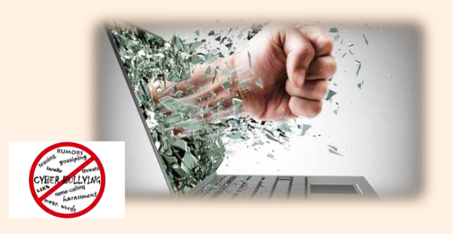 cyber bullismo pugno schermo