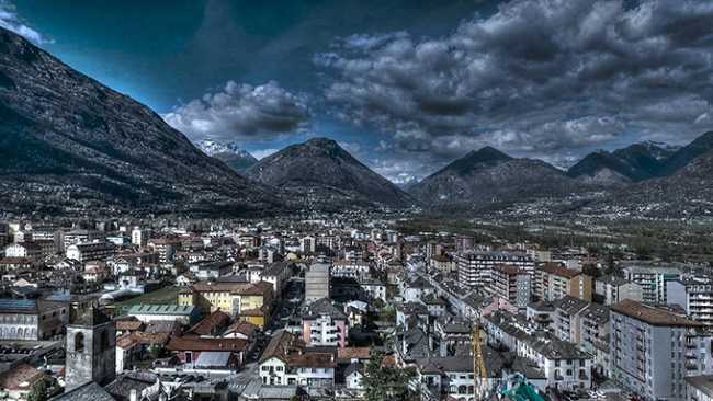 domodossola panoramica drone