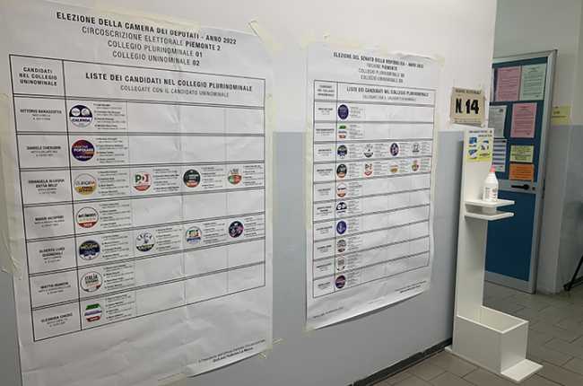 elezioni partiti seggio