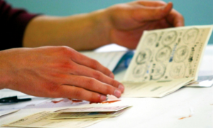 elezioni scheda scrutatore