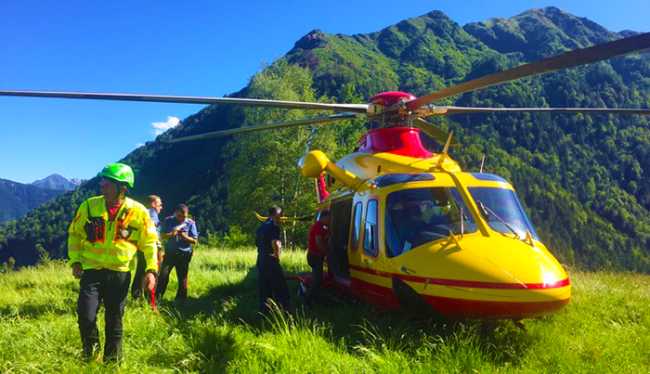 elicottero 118 montagna soccorritori1