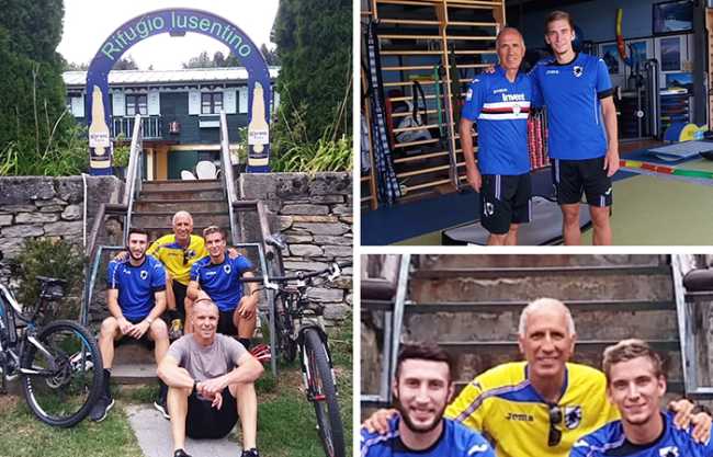 giocatori sampdoria lusentino dicoscio borino