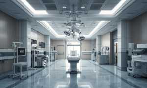 il rendering di un ospedale che sia credibile