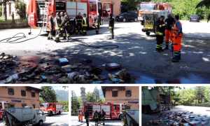 incendio rifiuti cuzzego premosello mix 18