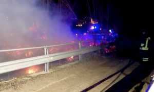 incendio sterpaglie oasi