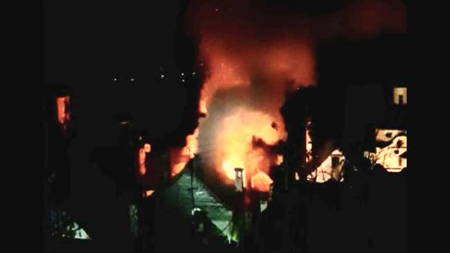 incendio tetto craveggia