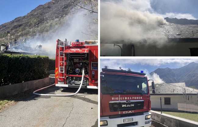 incendio tetto premosello