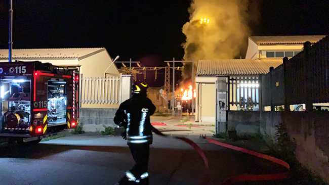 incendio trasformatore domo2