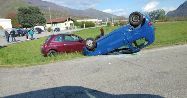 incidente ornavasso cappottata apr 19