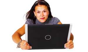 internet veloce fibra ragazza