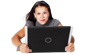 internet veloce ragazza pc