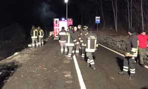 iselle strada incidente vigili fuoco