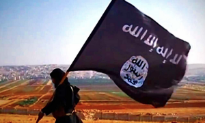 isis bandiera militante