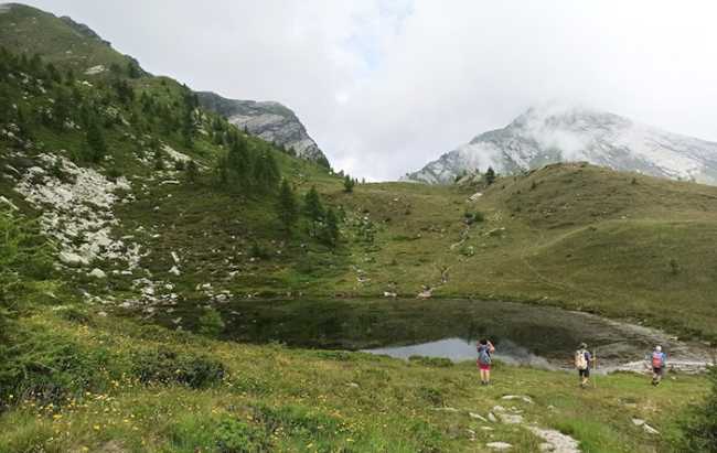laghetto montagna