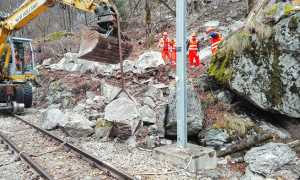 lavori gru re meis Frana Vigezzina Centovalli Lavori di ripristino 3