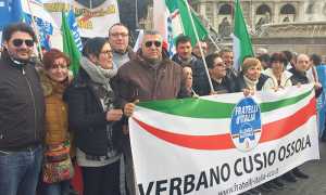 manifestazione roma fratelli an