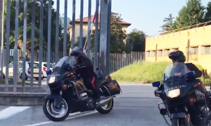 moto due uscita caserma cc