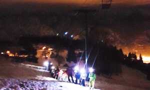 neve notte ciaspole torce lusentino