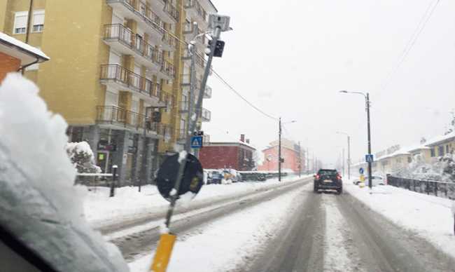 neve villa villaggio strada