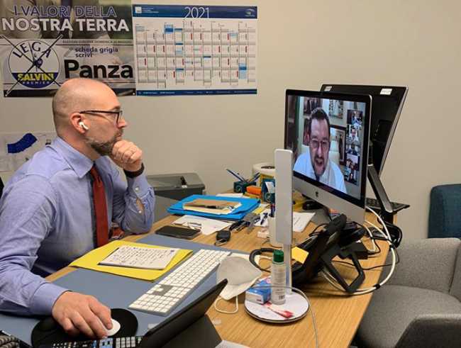 panza videocall salvini panza recovery