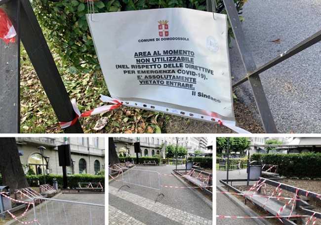 parco chiuso covid