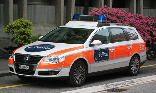 polizia ticino auto