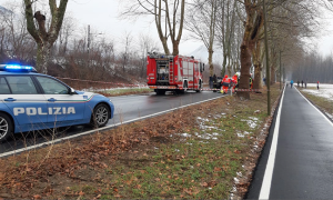 polizia vigili incidente ornavasso