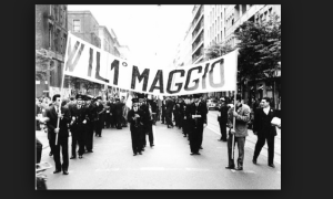 primo maggio bn striscione