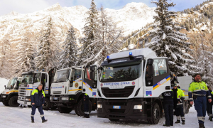 protezione civile camion inverno