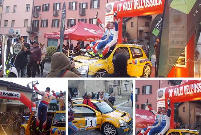 rally ossola 2018 podio caffoni