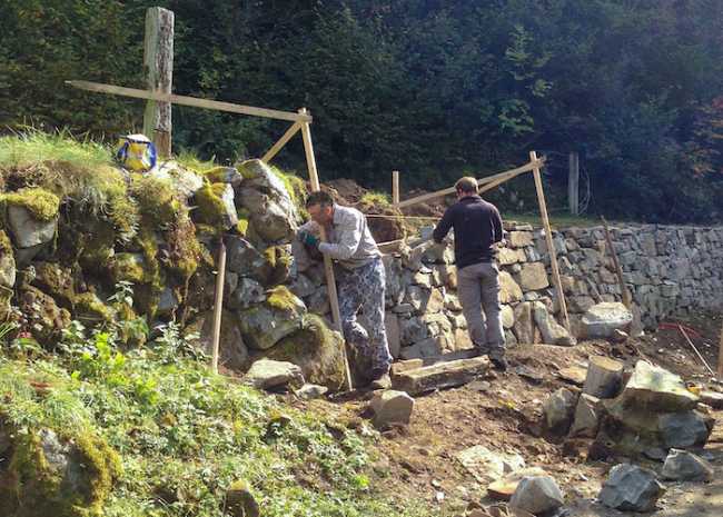 restauro muretto a secco