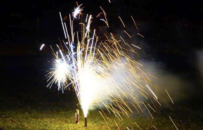 scintille artificio fuochi