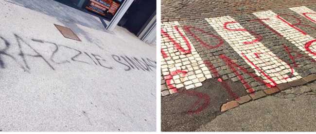 scritte sindaco striscie mix