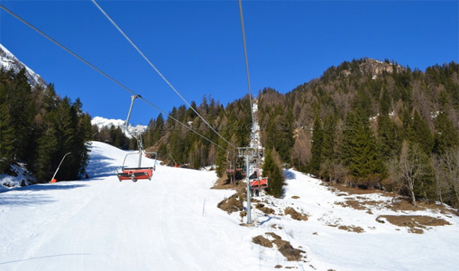 seggiovia belvedere macugnaga inverno