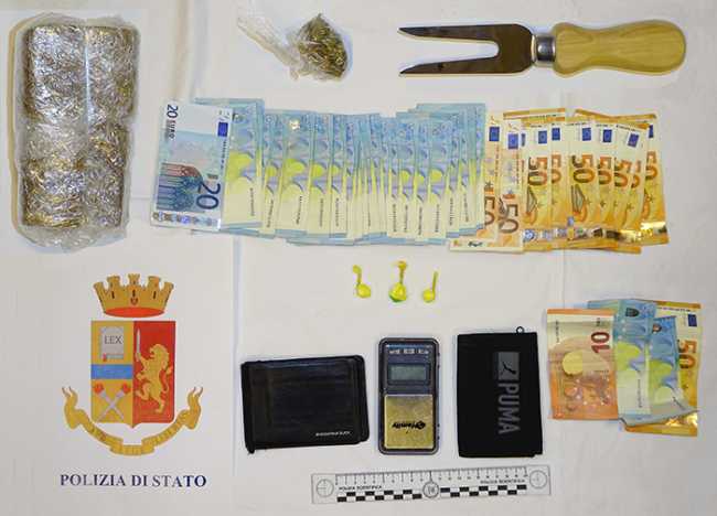 sequestro droga polizia arresto