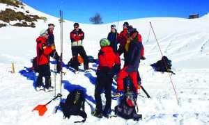 soccorso neve cerchio valanga