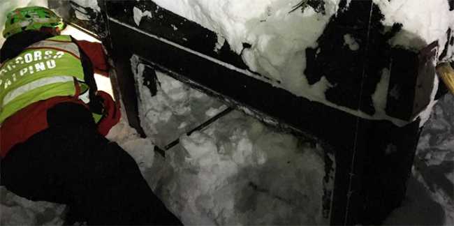 soccorso rigopiano hotel valanga