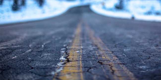 strada crepe asfalto
