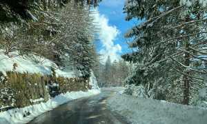 strada freddo neve ghiaccio san domenico