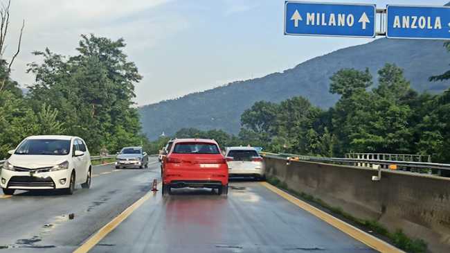 superstrada auto panne