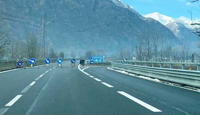 suprstrada deviazione ornavasso