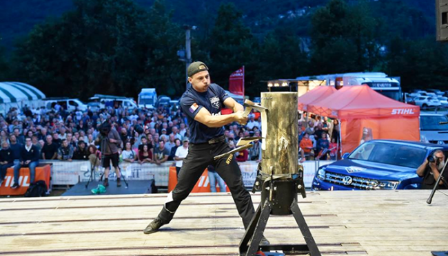 taglio legna stihl patata 18