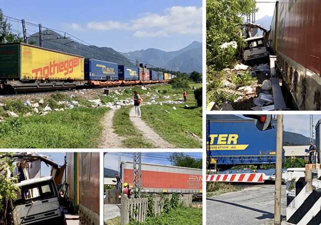 treno ornavasso camion