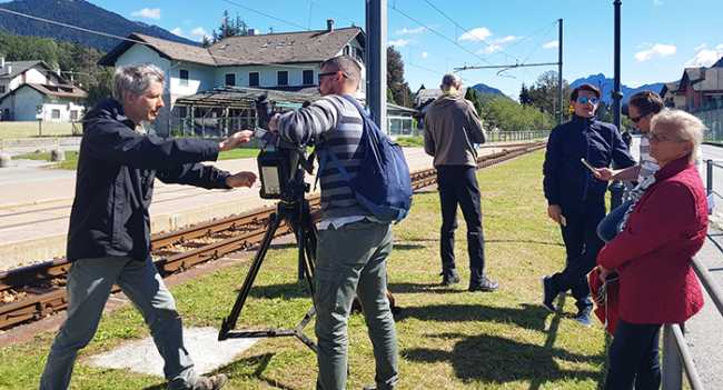 universica 17 La troupe di Sereno Variabile in Val Vigezzo