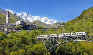 vigezzina treno ponte paese