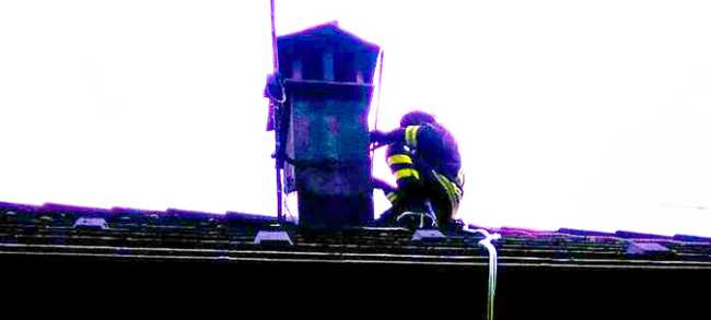 vigile fuoco camino