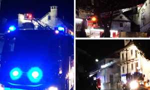 vigili fuoco scala pieve notte mix