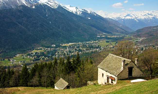 vista vigezzo baita bella prati