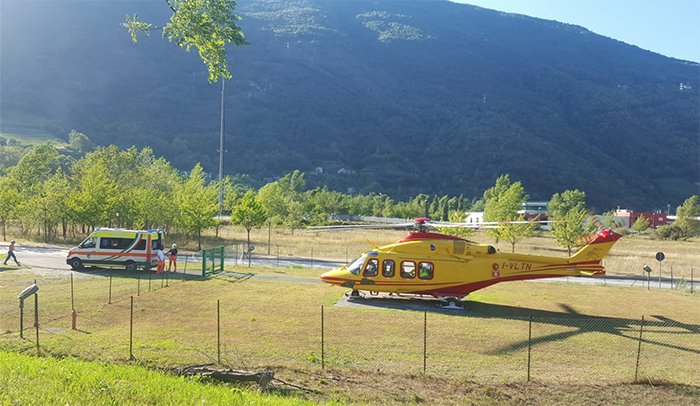 Due escursionisti cadono in Antrona. Intervento dell'eliambulanza, Soccorso Alpino e Sagf