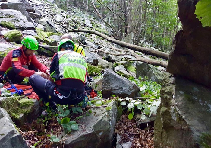 Vigezzo: cade per una settantina di metri, ferite gravi per una lombarda